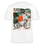 Eldrathis, Fahrrad, 1st | Essential, Relaxed Fit Unisex Bio T-Shirt - Weiß
