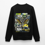 Lugh , Engel, 1st | Roller, Unisex Bio-Sweatshirt - Schwarz