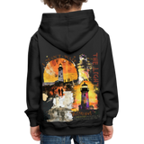 Morian, Leuchtturm, 1st | Kinder Hoodie - Schwarz