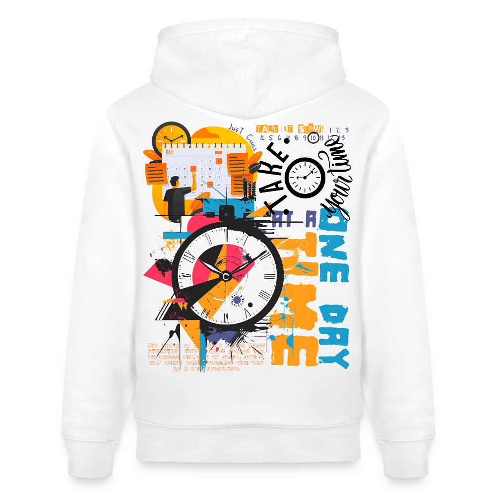 Arkenthos, Uhr, 1st | Cruiser, Unisex Bio-Hoodie - Weiß