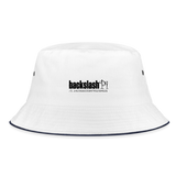 Fischerhut - Weiß/Navy