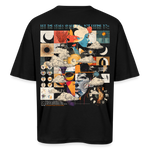 Hekatean, Sternzeichen, 1st | Breezy, Oversized Unisex T-Shirt - Schwarz