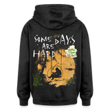 Amphionan, Palmen, 1st | Freshhood, Oversized Unisex Hoodie - Anthrazit