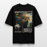 Aphroan, Bär, 1st | Blaster, Oversize Bio T-Shirt, Unisex - Schwarz