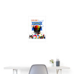 Jovareth, Astronaut, 1st | Poster 40x60 cm - Weiß