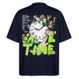 Ifrit, Uhr, 1st | Blaster, Oversize Bio T-Shirt, Unisex - Navy