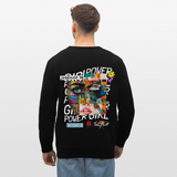 Xizir, Gesicht, 1st | Roller, Unisex Bio-Sweatshirt - Schwarz