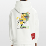 Neptaros, Zitrone, 1st | Heavyweight Oversized Bio Hoodie, Unisex - OFF WHITE