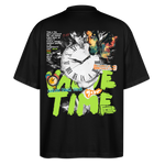 Ifrit, Uhr, 1st | Blaster, Oversize Bio T-Shirt, Unisex - Schwarz
