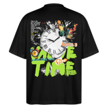 Ifrit, Uhr, 1st | Blaster, Oversize Bio T-Shirt, Unisex - Schwarz