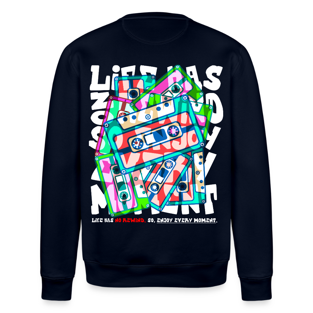 Raijin, Kassetten, 1st | Roller, Unisex Bio-Sweatshirt - Navy