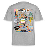 Nytheris, Waage, 1st | Essential, Relaxed Fit Unisex Bio T-Shirt - Grau meliert