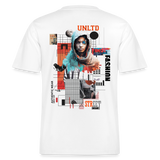 Celestrion, Cyborg, 1st | Essential, Relaxed Fit Unisex Bio T-Shirt - Weiß
