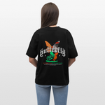 Noşîrêwan, Schmetterling, 1st | Blaster, Oversize Bio T-Shirt, Unisex - Schwarz