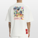 Tenebris, Schmetterling, 1st | Heve, Heavyweight Oversized Bio T-Shirt, Unisex - OFF WHITE