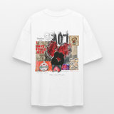 Galevar, Liebe, 1st | Blaster, Oversize Bio T-Shirt, Unisex - Weiß
