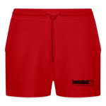 Organic Relaxed Cropped Shorts Made in EU - Rot