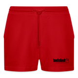 Organic Relaxed Cropped Shorts Made in EU - Rot