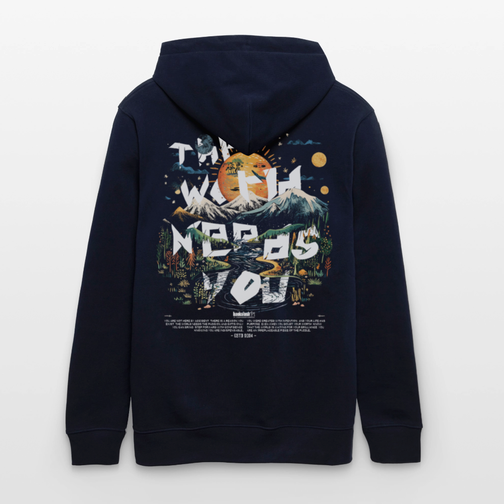 Ereshkigal, Berge, 1st | Cruiser, Unisex Bio-Hoodie - Navy