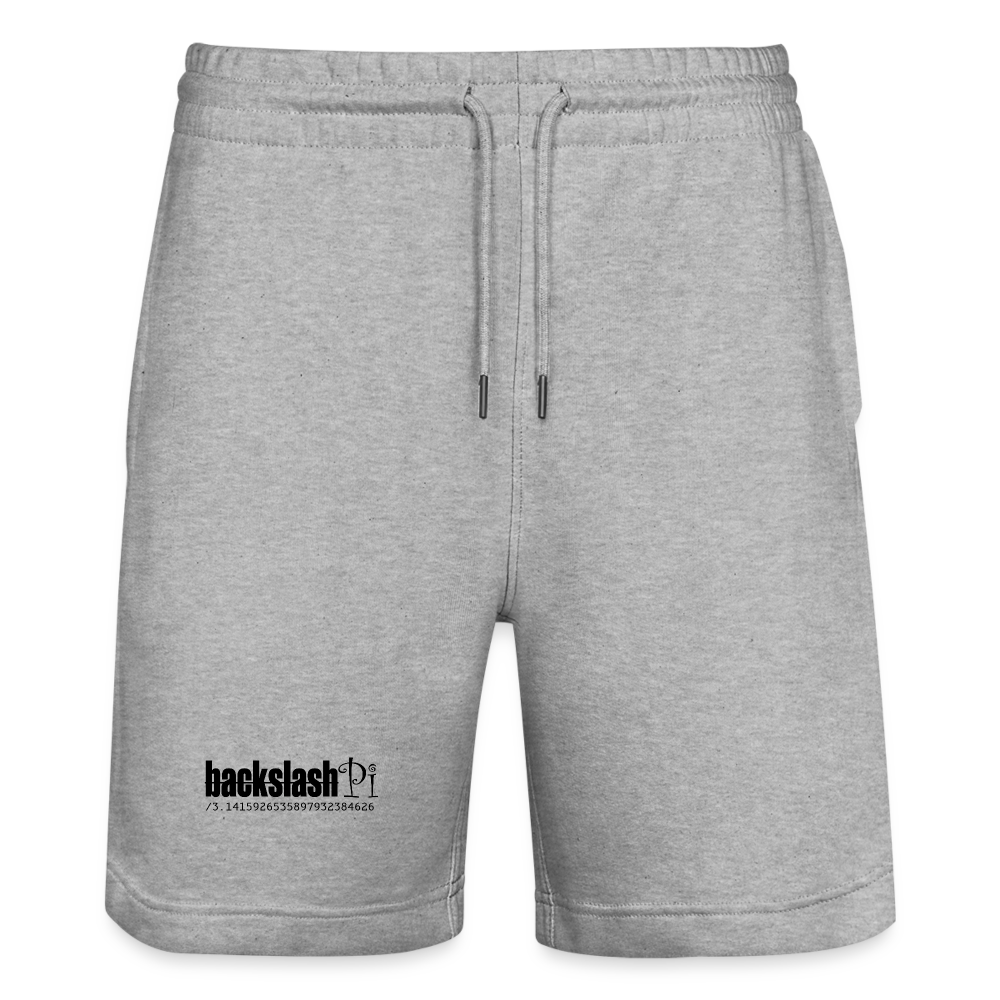 Unisex Bio Joggingshorts Trainer - Grau meliert