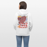 Orvandir, Herz, 1st | Cruiser, Unisex Bio-Hoodie - Weiß