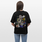 Tianlong, Gesicht, 1st | Blaster, Oversize Bio T-Shirt, Unisex - Schwarz