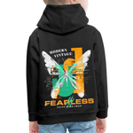 Azazîl, Schmetterling, 1st | Kinder Hoodie - Schwarz