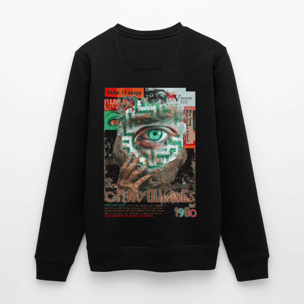 Artemis, Fantasie, 1st | Roller, Unisex Bio-Sweatshirt - Schwarz