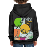 Draganis, Ameisen, 1st | Kinder Hoodie - Schwarz