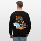 Gulperî, Glühbirne, 1st | Roller, Unisex Bio-Sweatshirt - Schwarz