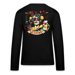 Ruh, Trauben, 1st | Teenager Langarmshirt - Schwarz