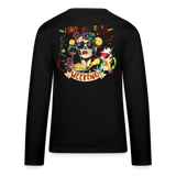 Ruh, Trauben, 1st | Teenager Langarmshirt - Schwarz