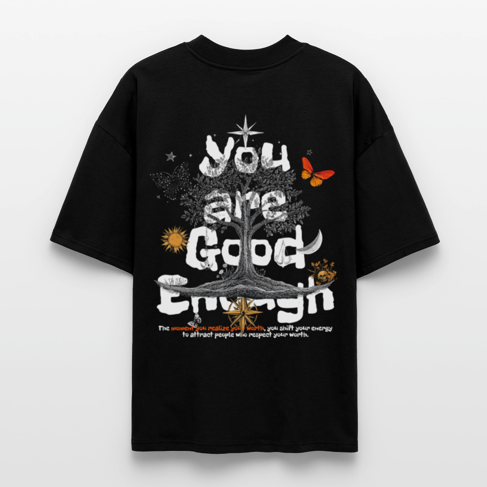Anubis, Baum, 1st | Blaster, Oversize Bio T-Shirt, Unisex - Schwarz