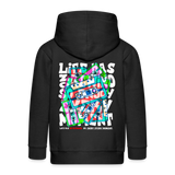 Raijin, Kassetten, 1st | Kinder Zip Hoodie - Schwarz