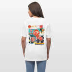 Solvarion, Stopp, 1st | Essential, Relaxed Fit Unisex Bio T-Shirt - Weiß