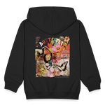 Azaroth, Schmetterling, 1st | Kinder Zip Hoodie - Schwarz