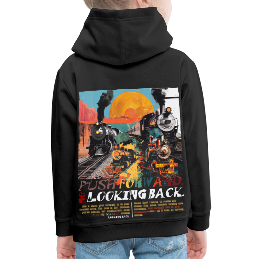 Morphean, Lokomotive, 1st | Kinder Hoodie - Schwarz