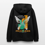 Azazîl, Schmetterling, 1st | Freshhood, Oversized Unisex Hoodie - Schwarz