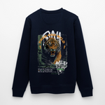 Demeter, Tiger, 1st | Roller, Unisex Bio-Sweatshirt - Navy