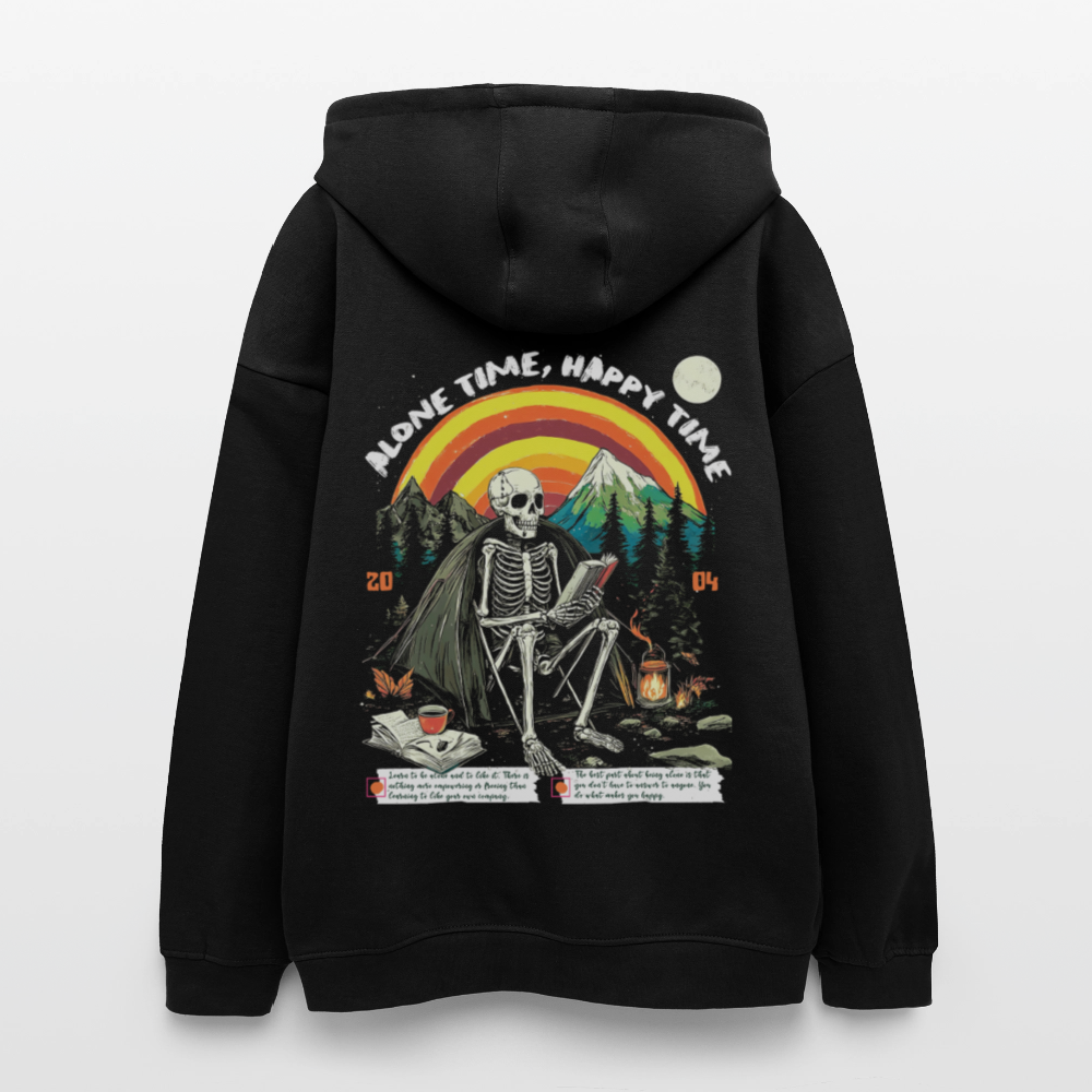 Tethyan, Skelet, 1st | Freshhood, Oversized Unisex Hoodie - Schwarz
