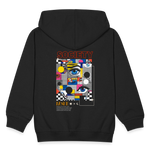 Shennong, Augen, 1st | Kinder Zip Hoodie - Schwarz