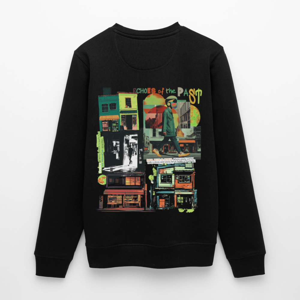 Ganesha, Geschäfte, 1st | Roller, Unisex Bio-Sweatshirt - Schwarz