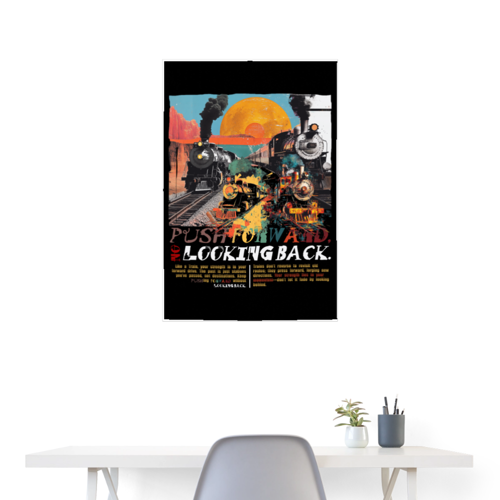 Morphean, Lokomotive, 1st | Poster 60x90 cm - Weiß