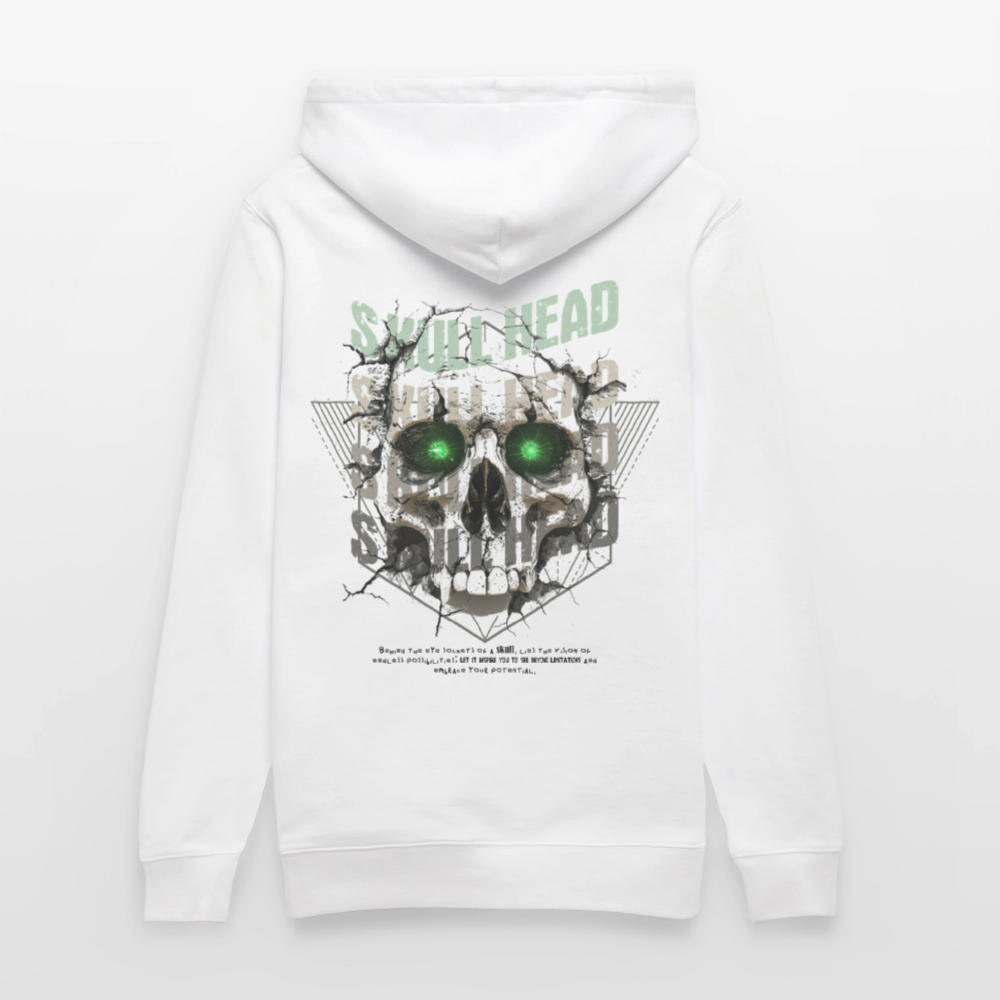 Gliesaron, Totenkopf, 1st | Cruiser, Unisex Bio-Hoodie - Weiß