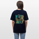 Herakles, Gorilla, 1st | Essential, Relaxed Fit Unisex Bio T-Shirt - Navy