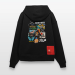 Nüwa, Wandern, 1st | Heavyweight Oversized Bio Hoodie, Unisex - SOLID BLACK