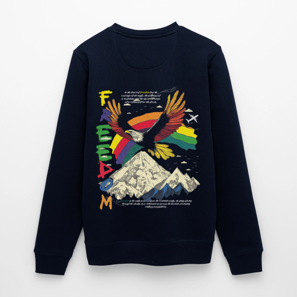 Susanoo, Adler, 1st | Roller, Unisex Bio-Sweatshirt - Navy