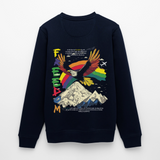Susanoo, Adler, 1st | Roller, Unisex Bio-Sweatshirt - Navy