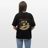 Ruh, Trauben, 1st | Blaster, Oversize Bio T-Shirt, Unisex - Schwarz