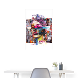 Callistara, Frau, 1st | Poster 60x90 cm - Weiß